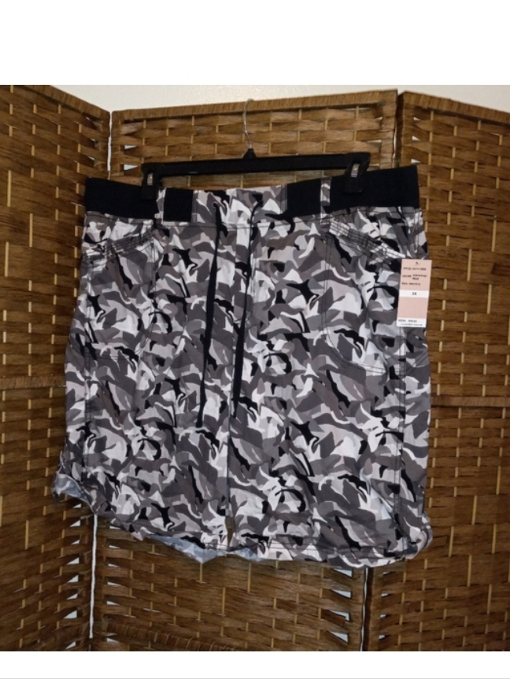 Star Style Sabrina Cargo Shorts Camo Style